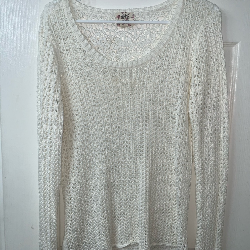 White Knit sweater